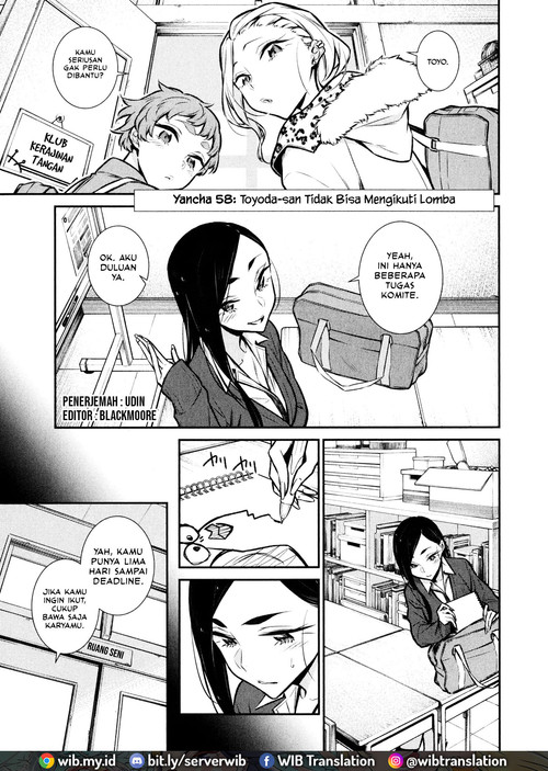 Yancha Gal no Anjou-san Chapter 58 Bahasa Indonesia