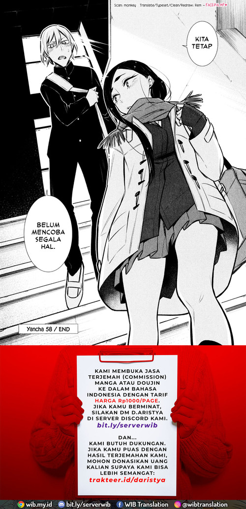 Yancha Gal no Anjou-san Chapter 58 Bahasa Indonesia