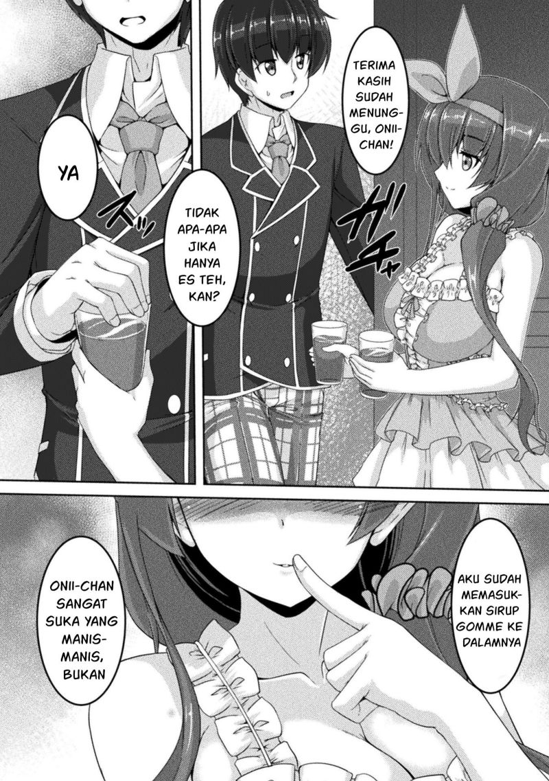 Yandere Imouto ni Aisaresugite Kozukuri Kankin Seikatsu Chapter 04 Bahasa Indonesia