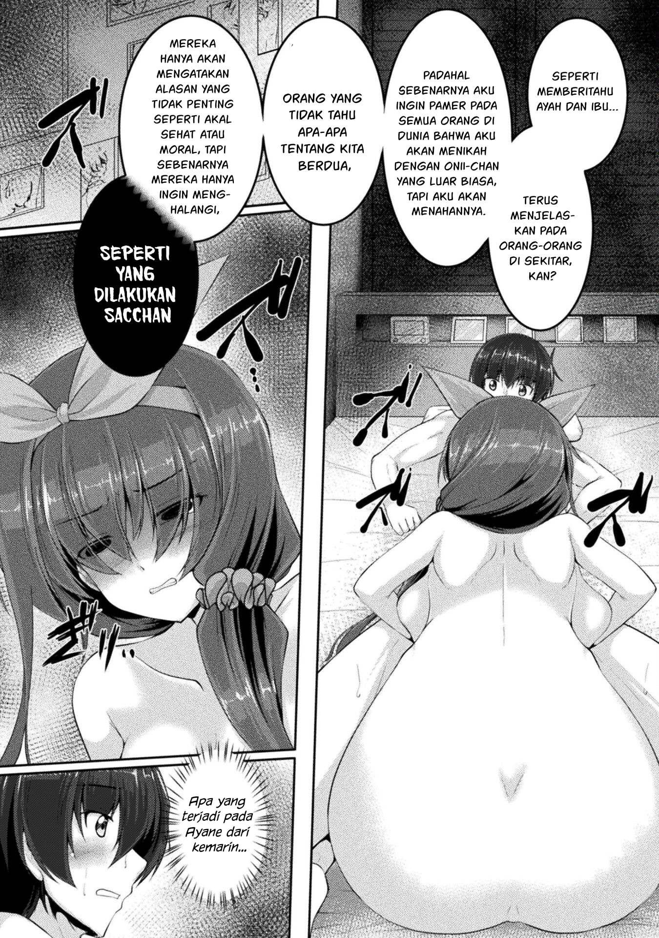 Yandere Imouto ni Aisaresugite Kozukuri Kankin Seikatsu Chapter 06 Bahasa Indonesia