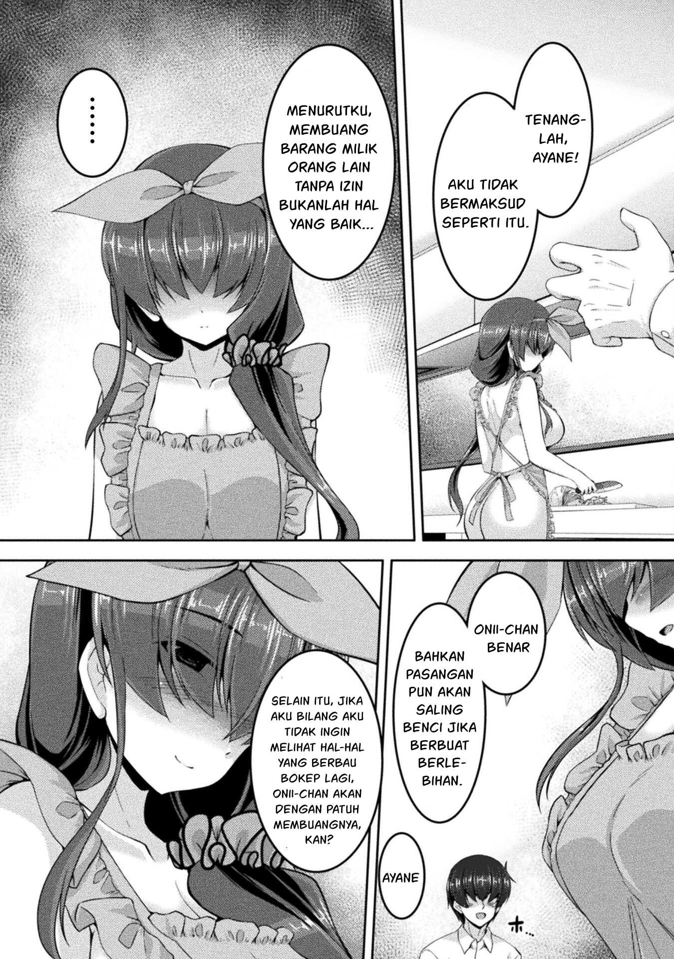 Yandere Imouto ni Aisaresugite Kozukuri Kankin Seikatsu Chapter 08 Bahasa Indonesia