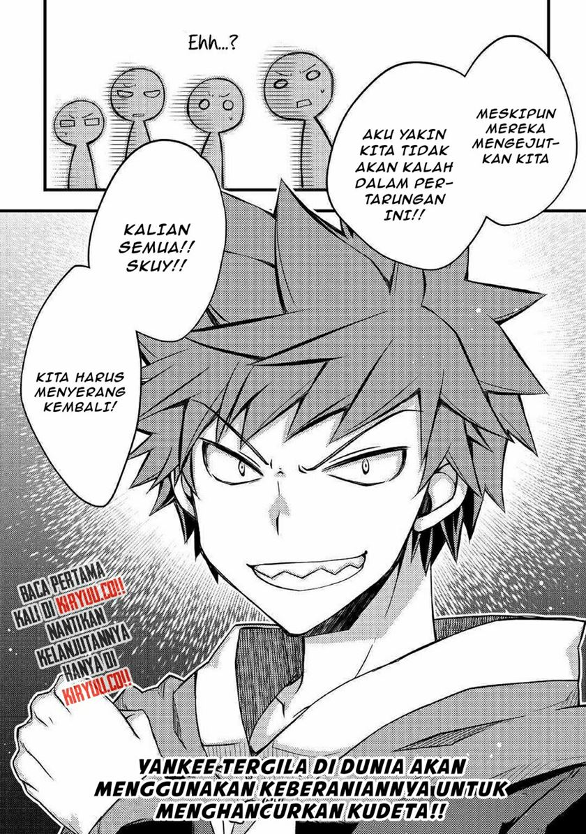 Yankee wa Isekai de Seirei ni Aisaremasu Chapter 35 Bahasa Indonesia