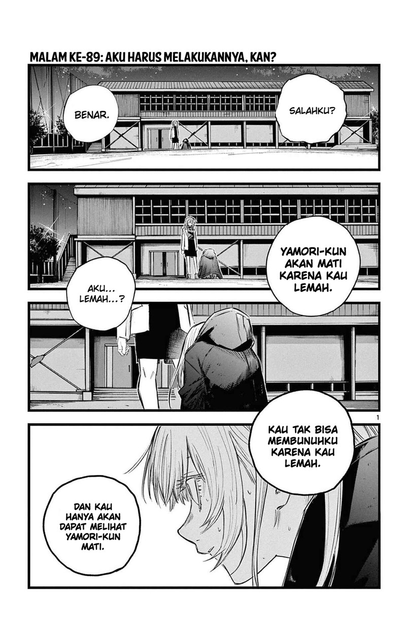 Yofukashi no Uta Chapter 89 Bahasa Indonesia