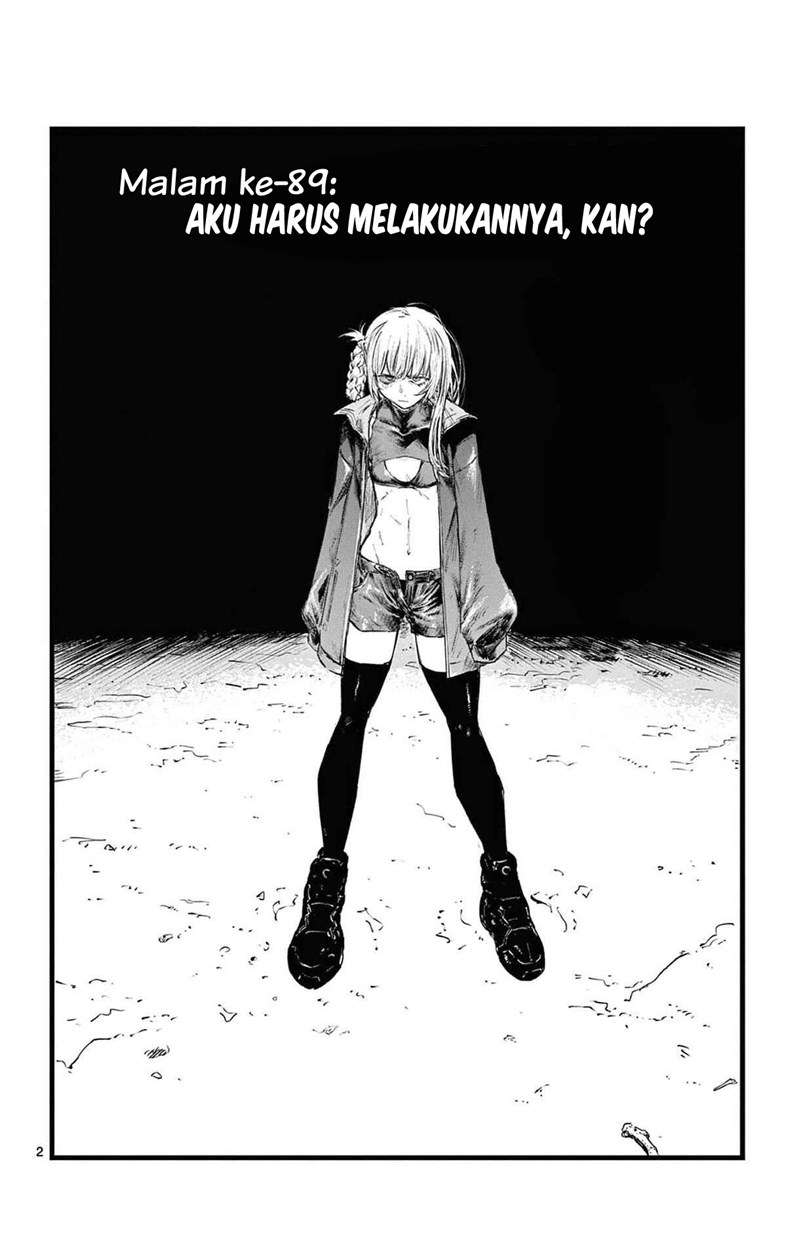 Yofukashi no Uta Chapter 89 Bahasa Indonesia