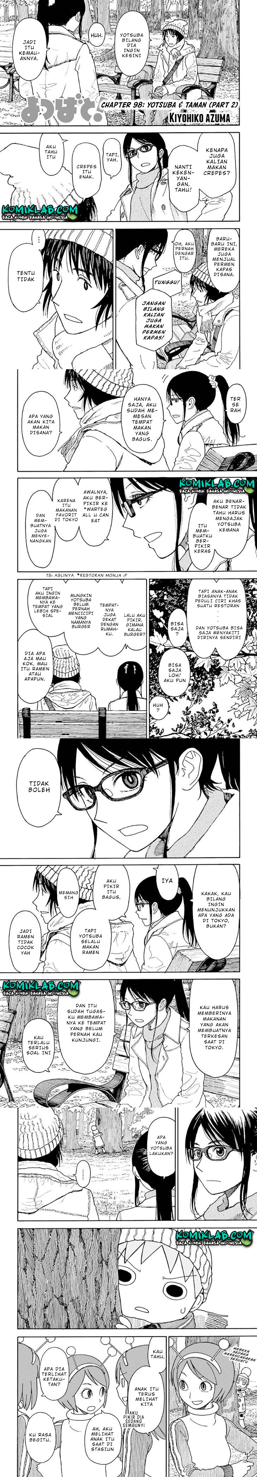 Yotsuba to! Chapter 98 Bahasa Indonesia