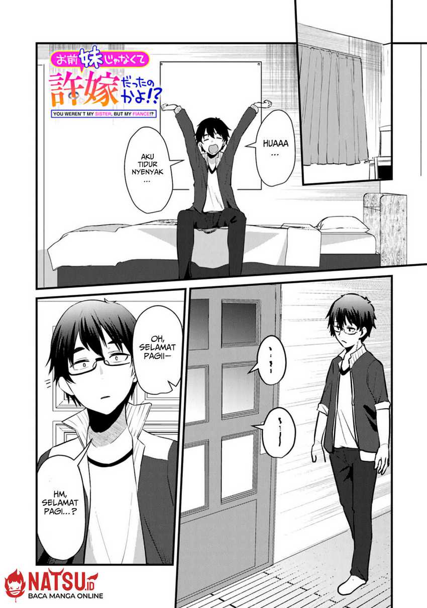 You Weren’t My Sister, But My Fiancee!? (Omae Imouto Janakute Iinazuke Datta no ka yo!?) chapter 9
