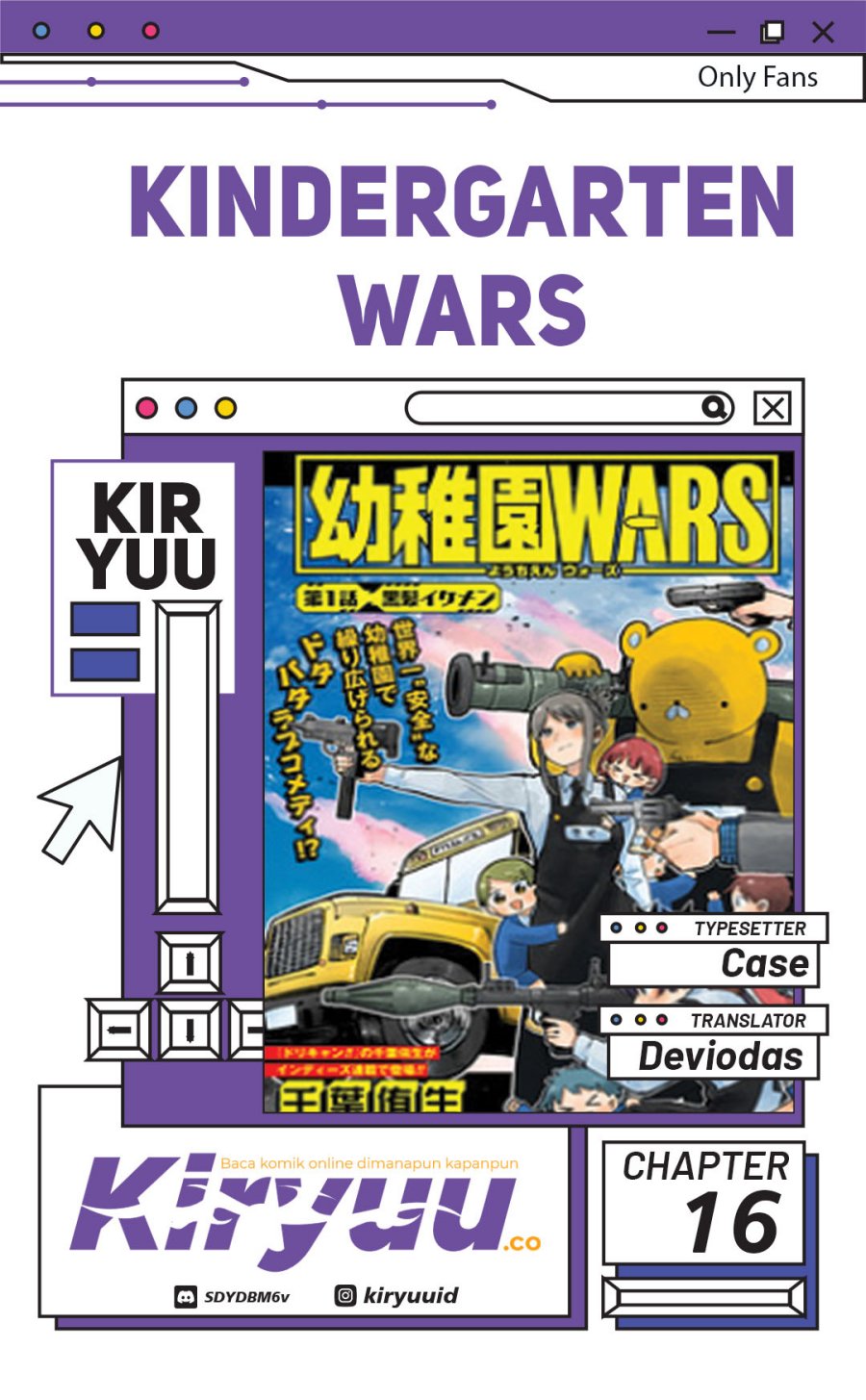 Youchien Wars Chapter 16 Bahasa Indonesia