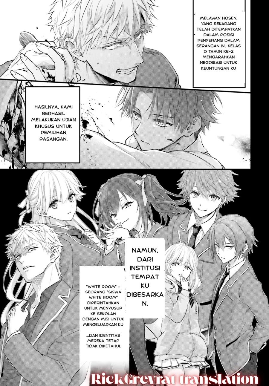 Youkoso Jitsuryoku Shijou Shugi no Kyoushitsu e 2-nensei-hen 2nd Stage Chapter 01.1 Bahasa Indonesia