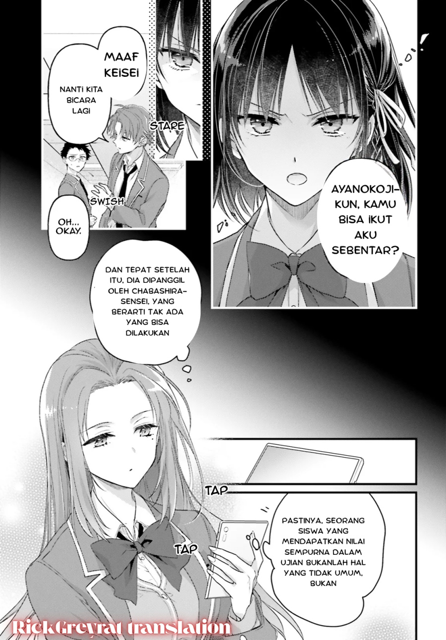 Youkoso Jitsuryoku Shijou Shugi no Kyoushitsu e 2-nensei-hen 2nd Stage Chapter 01.1 Bahasa Indonesia