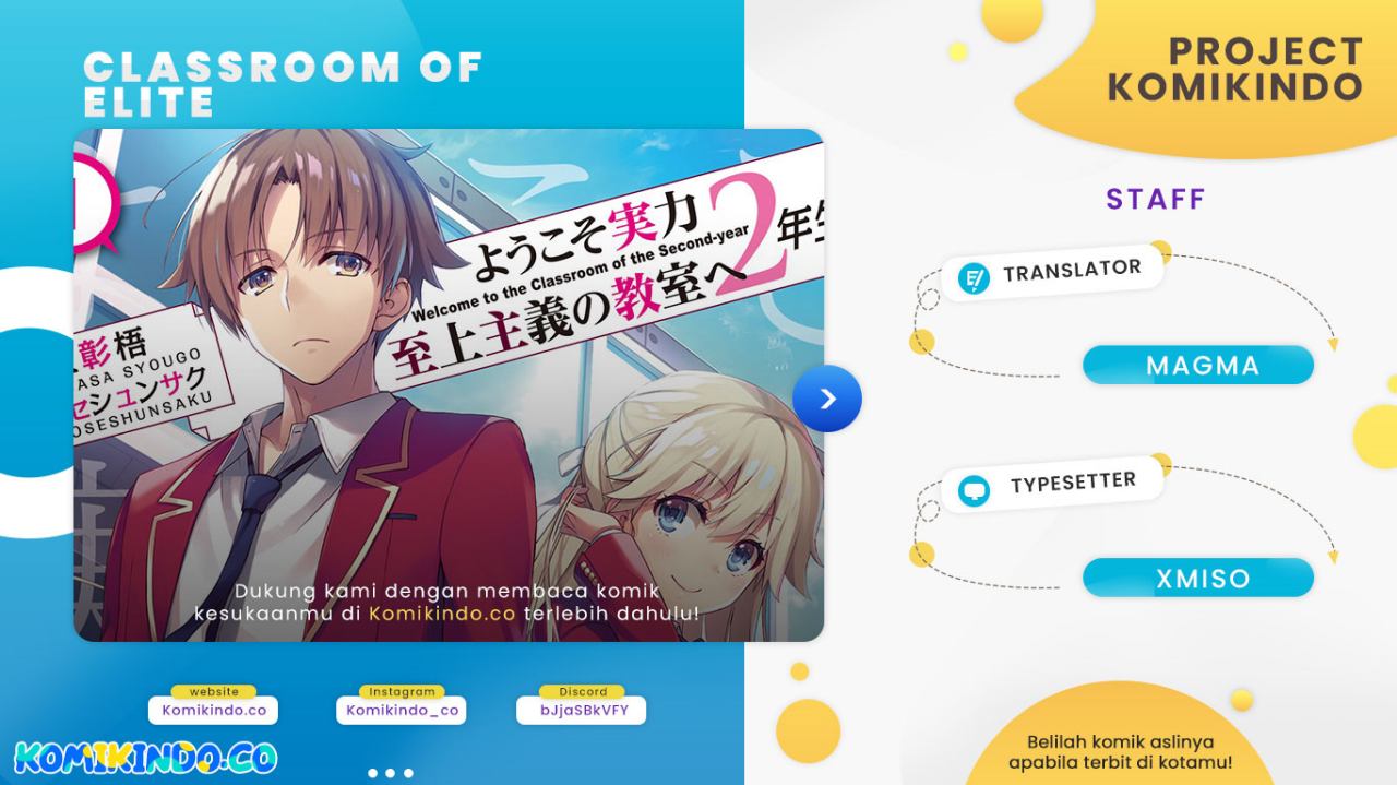 Youkoso Jitsuryoku Shijou Shugi no Kyoushitsu e chapter 49