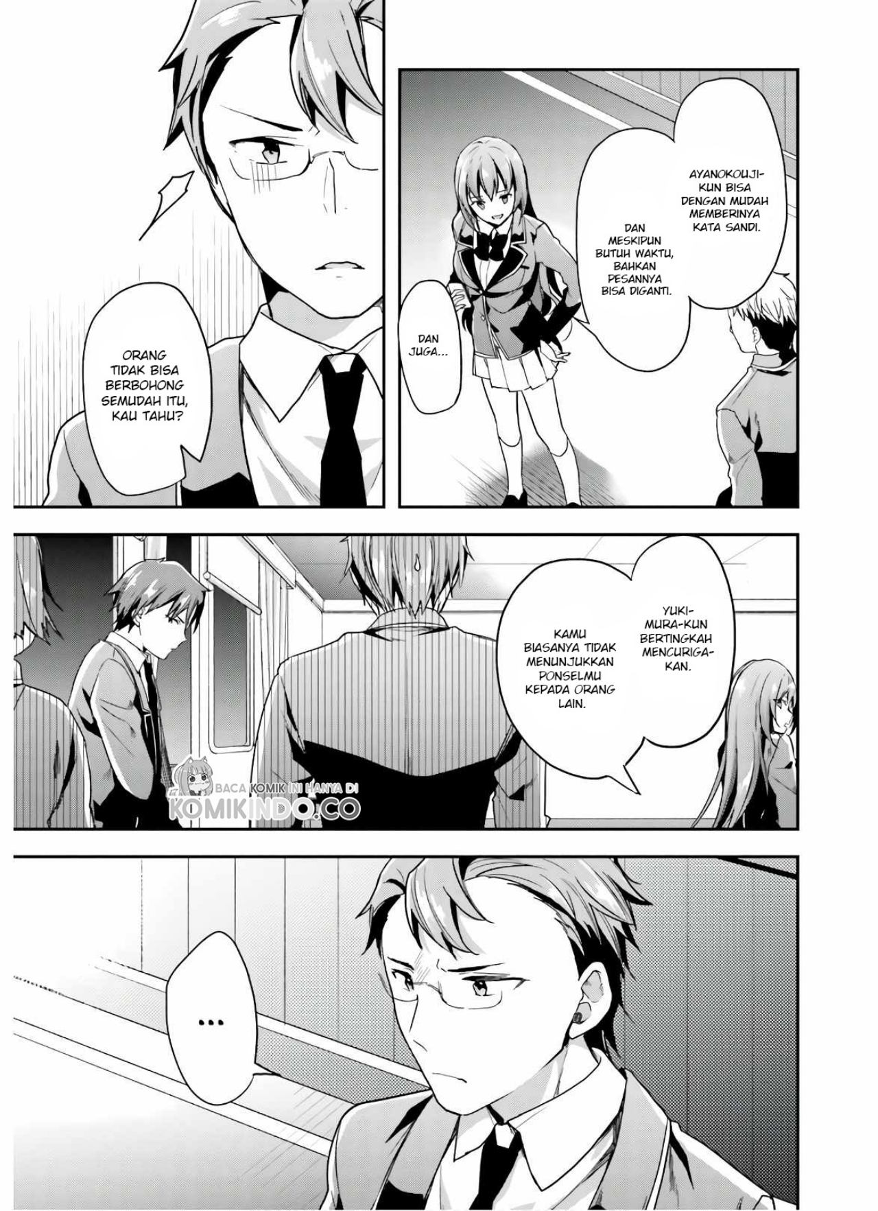 Youkoso Jitsuryoku Shijou Shugi no Kyoushitsu e chapter 49