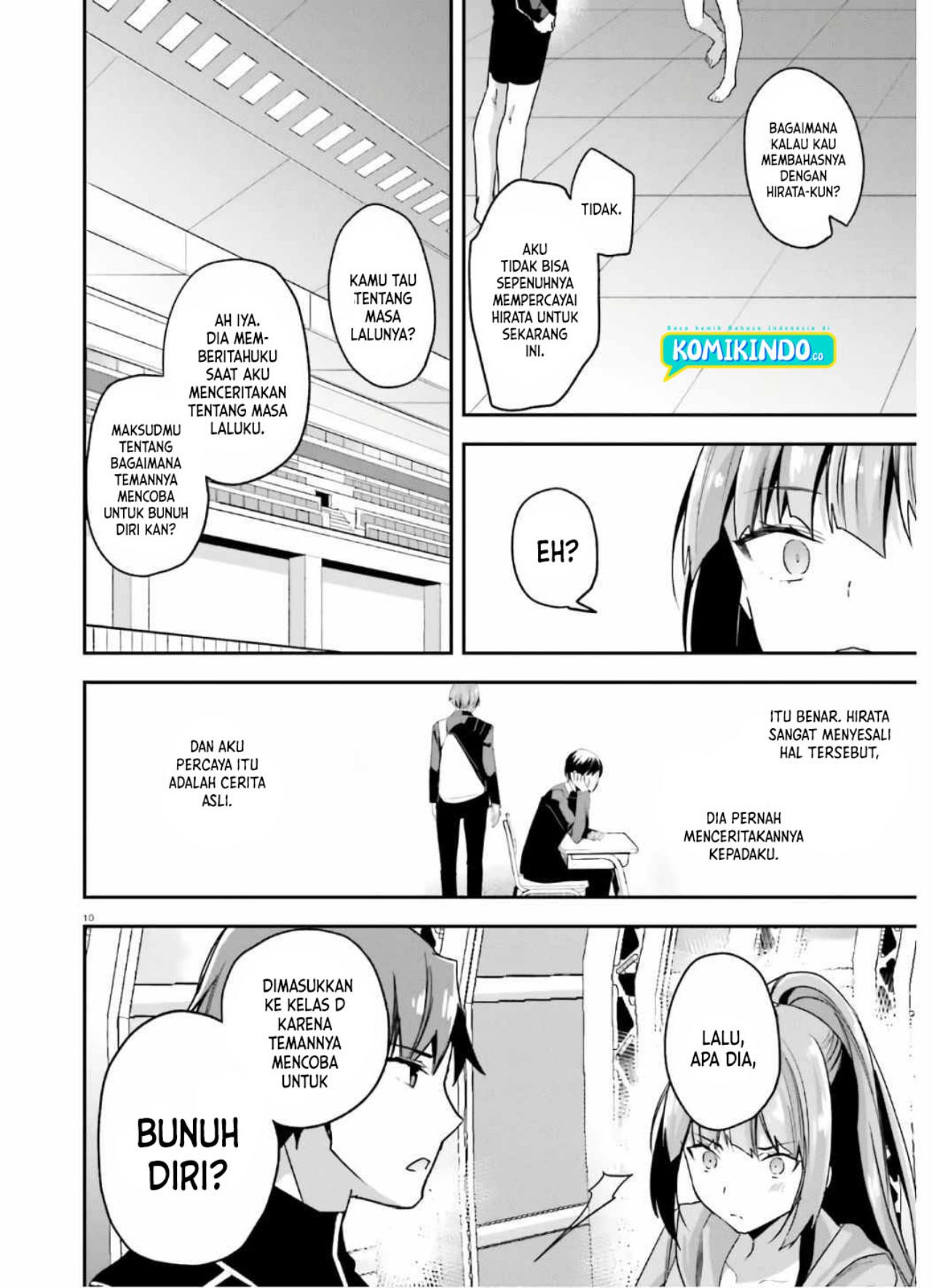 Youkoso Jitsuryoku Shijou Shugi no Kyoushitsu e chapter 55