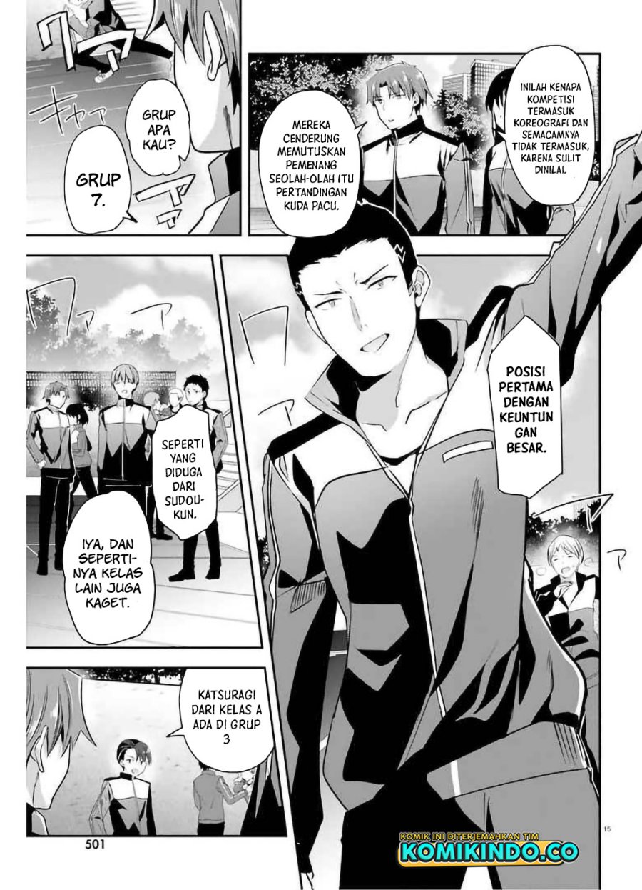 Youkoso Jitsuryoku Shijou Shugi no Kyoushitsu e chapter 63