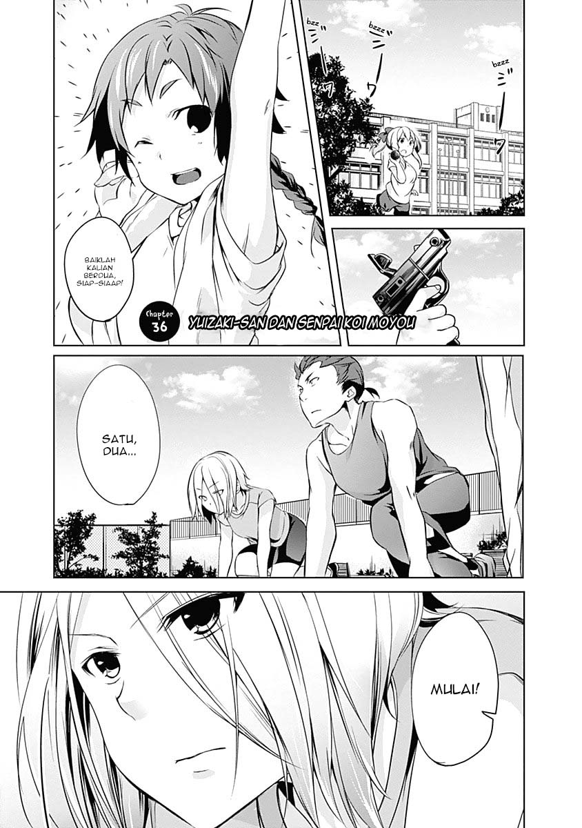 Yuizaki-san wa Nageru! Chapter 36 Bahasa Indonesia