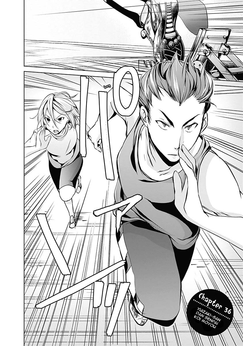 Yuizaki-san wa Nageru! Chapter 36 Bahasa Indonesia