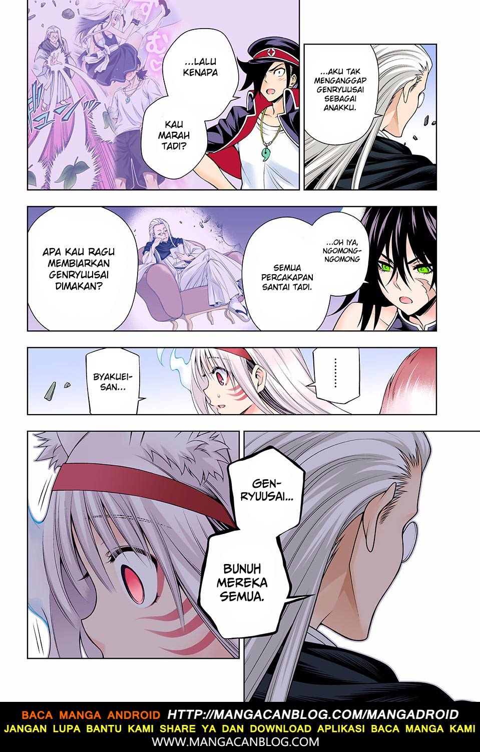 Yuragisou no Yuuna-san Chapter 127 Bahasa Indonesia