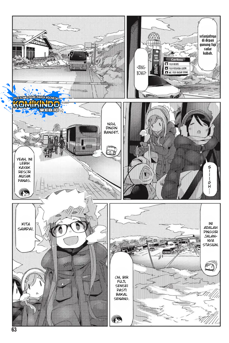 Yurucamp Chapter 31 Bahasa Indonesia