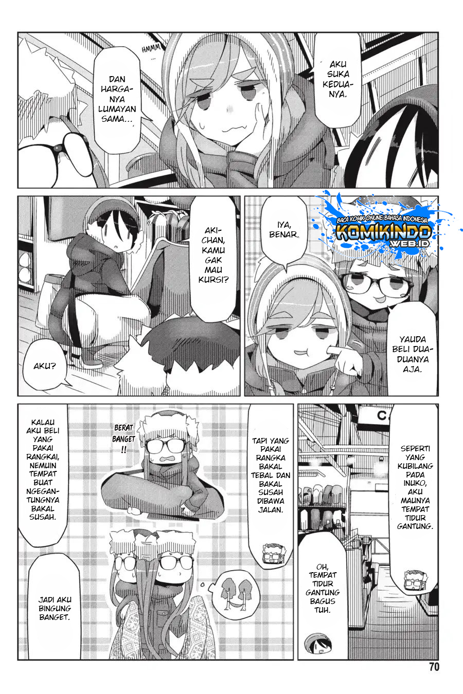 Yurucamp Chapter 31 Bahasa Indonesia
