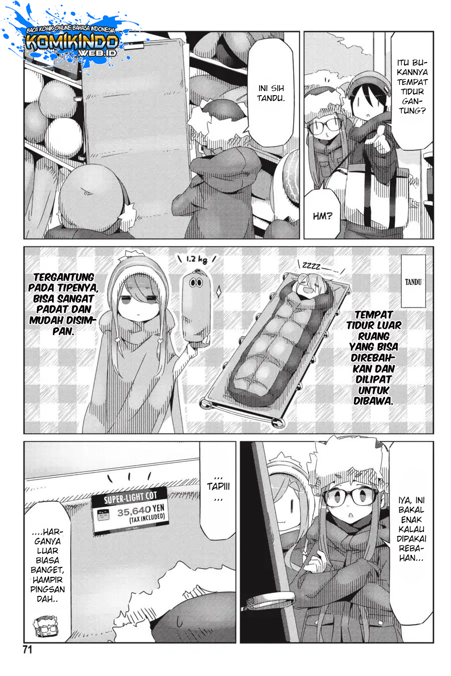 Yurucamp Chapter 31 Bahasa Indonesia