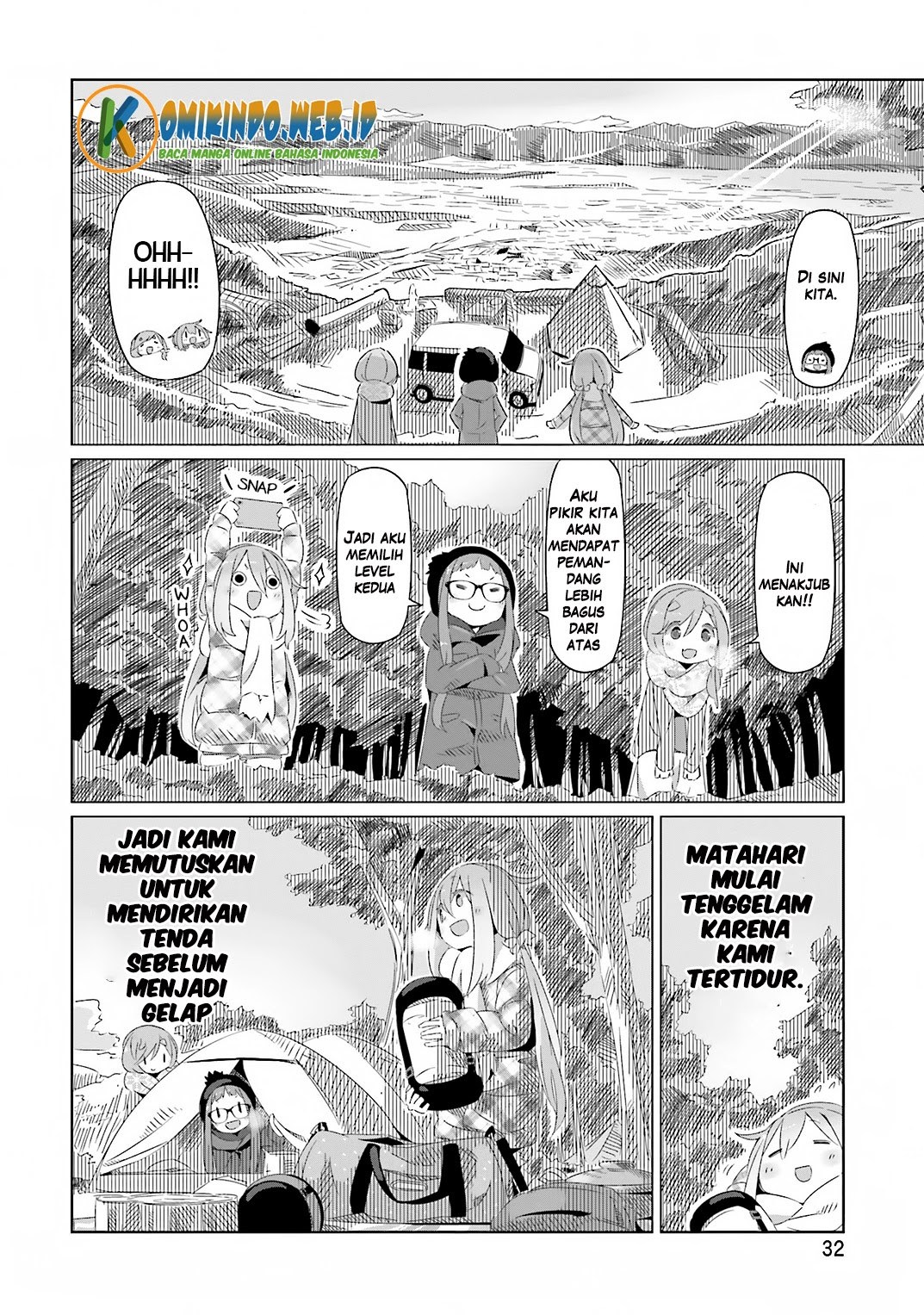 Yurucamp Chapter 08 Bahasa Indonesia