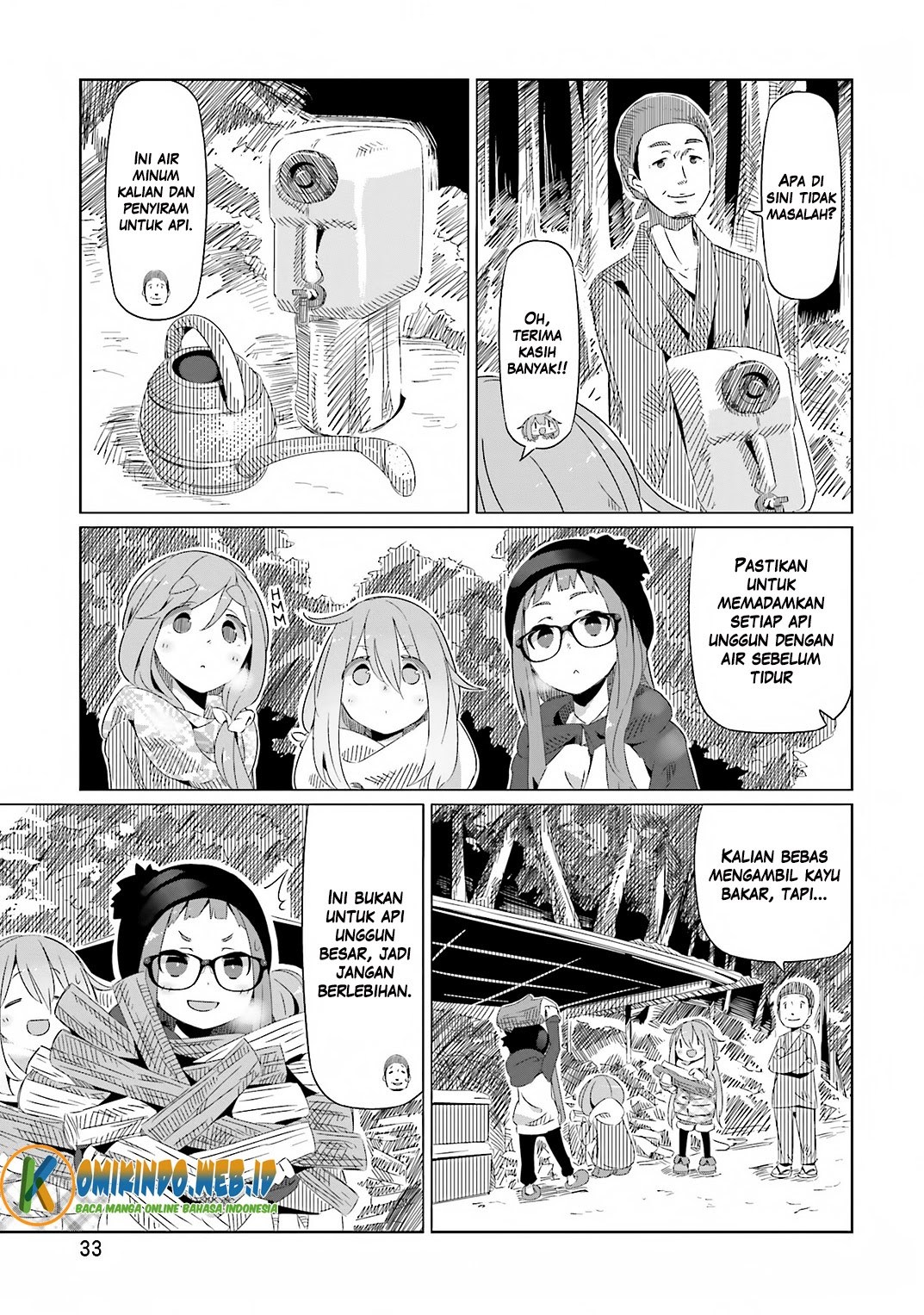Yurucamp Chapter 08 Bahasa Indonesia