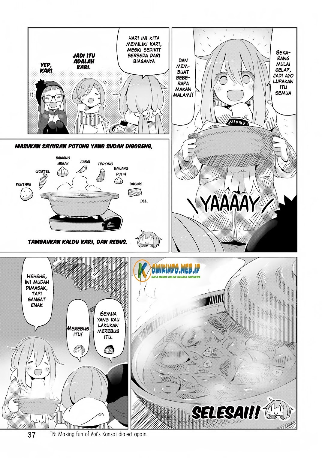 Yurucamp Chapter 08 Bahasa Indonesia