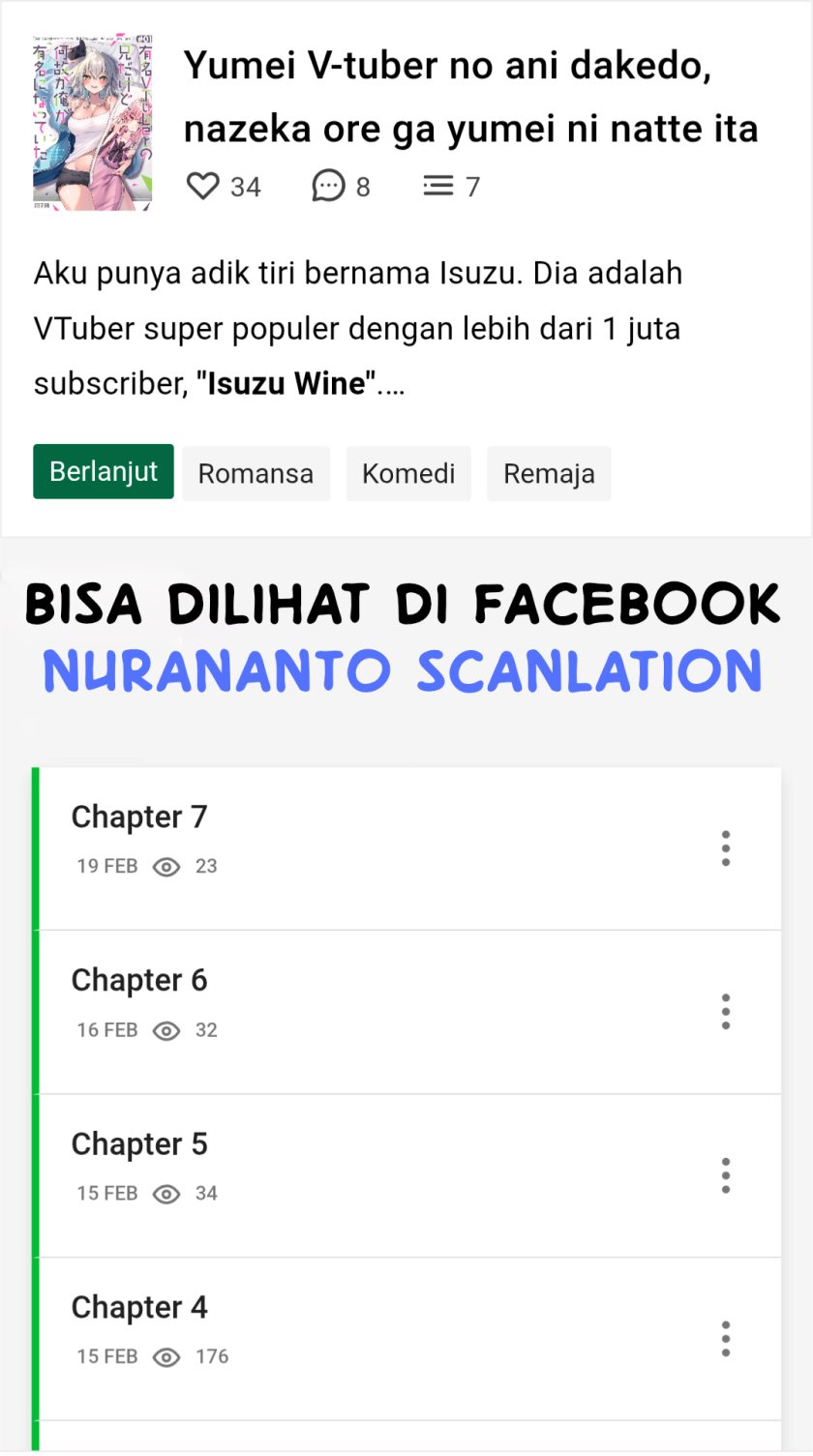 Yuumei VTuber no Ani Dakedo Nazeka Ore ga Yuumei ni Natteita chapter 3