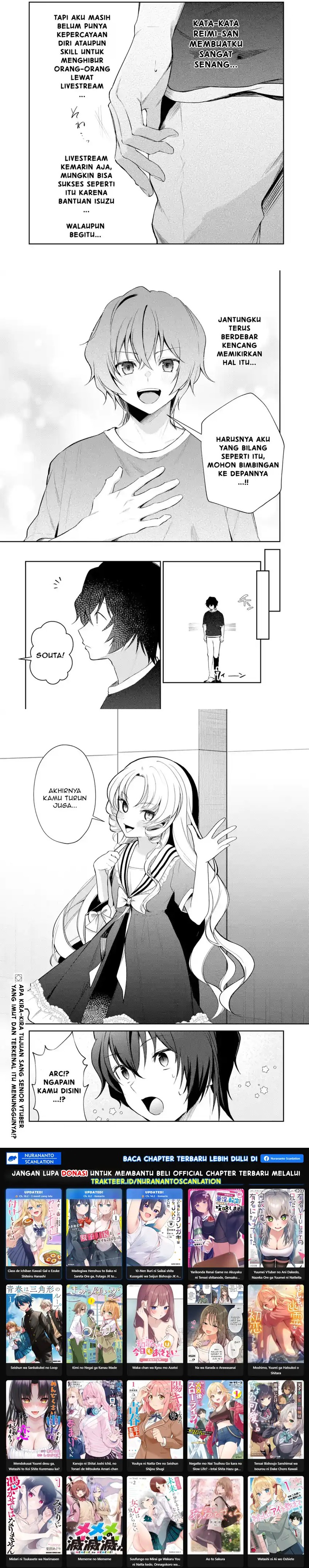 Yuumei VTuber no Ani Dakedo Nazeka Ore ga Yuumei ni Natteita Chapter 16.2 Bahasa Indonesia