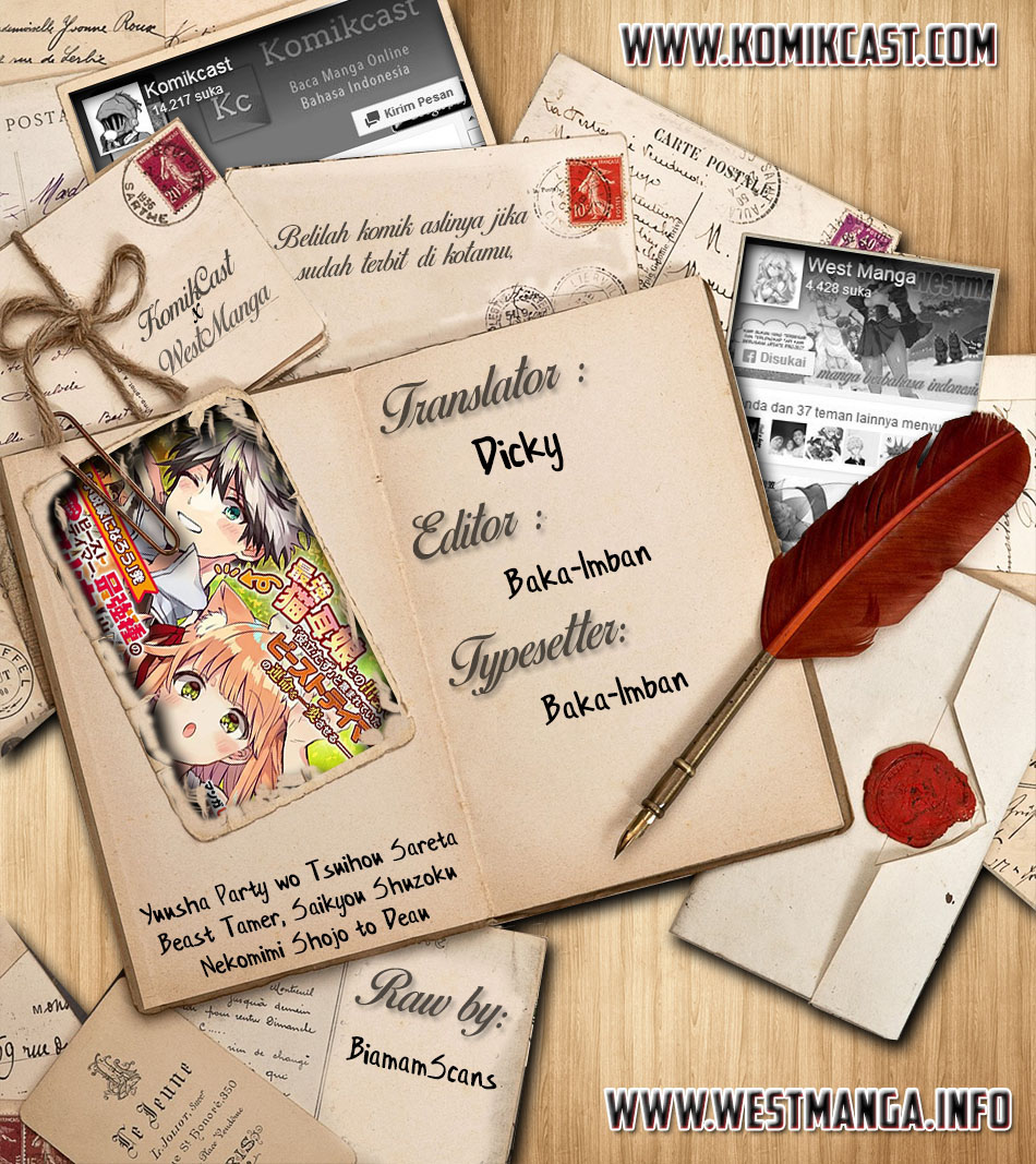 Yuusha Party wo Tsuihou Sareta Beast Tamer, Saikyou Shuzoku Nekomimi Shojo to Deau Chapter 02 Bahasa Indonesia