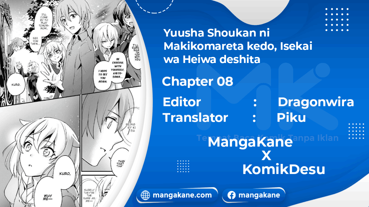 Yuusha Shoukan ni Makikomareta kedo, Isekai wa Heiwa deshita chapter 8