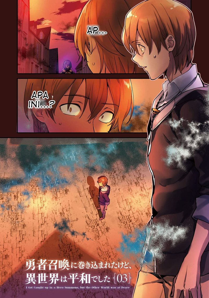 Yuusha Shoukan ni Makikomareta kedo, Isekai wa Heiwa deshita chapter 14