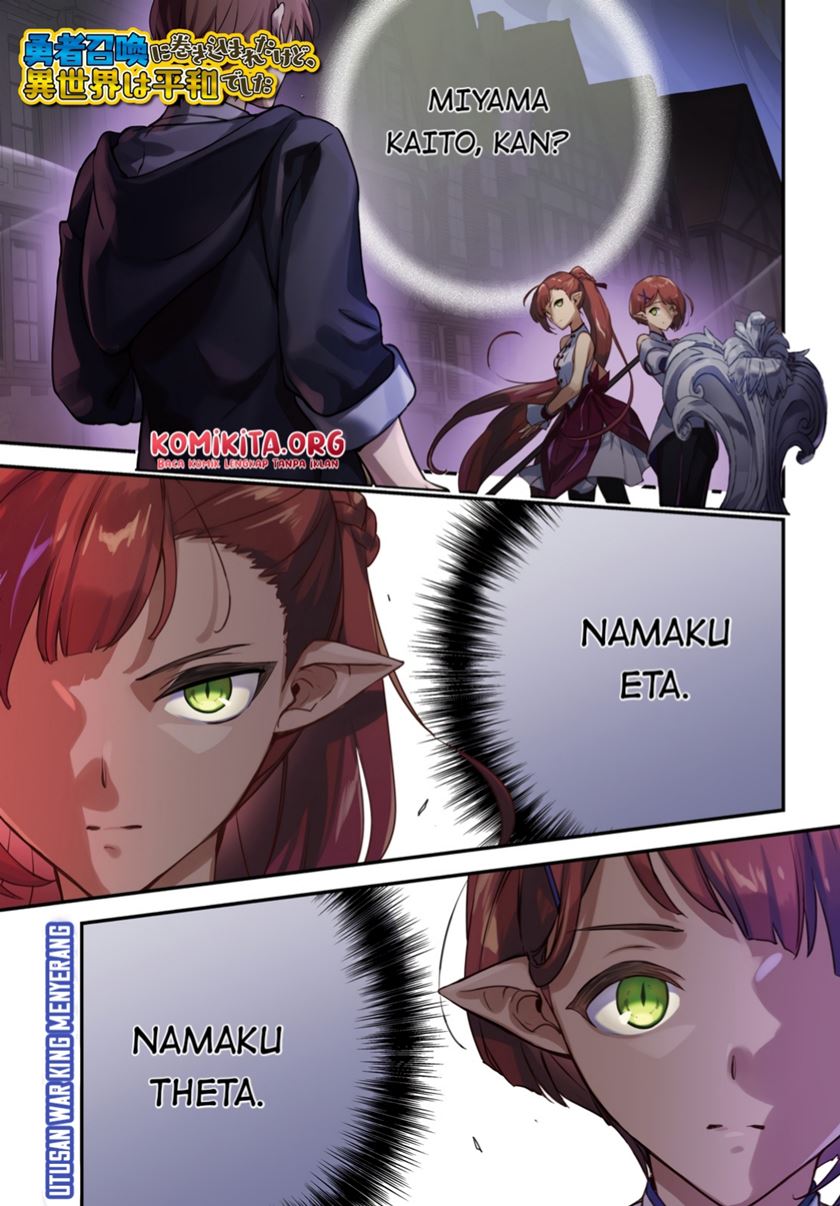 Yuusha Shoukan ni Makikomareta kedo, Isekai wa Heiwa deshita chapter 35