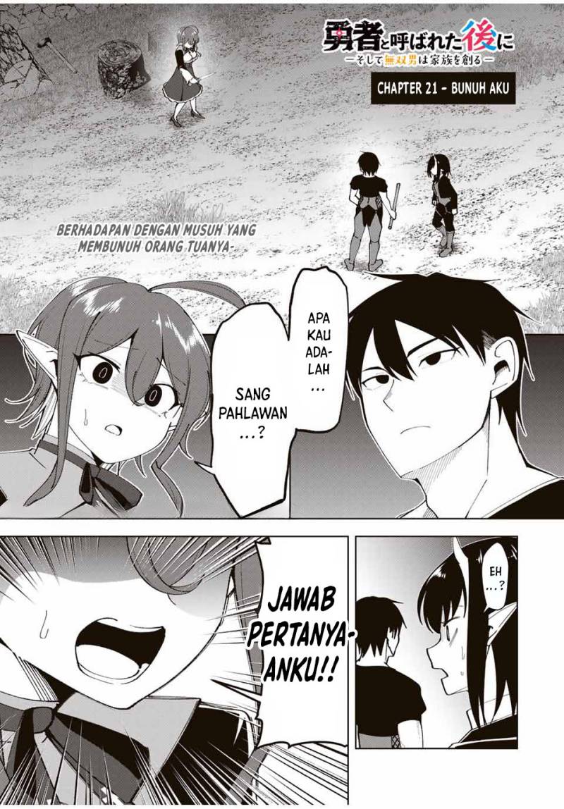 Yuusha to Yobareta Nochi ni – Soshite Musou Otoko wa Kazoku wo Tsukuru chapter 21