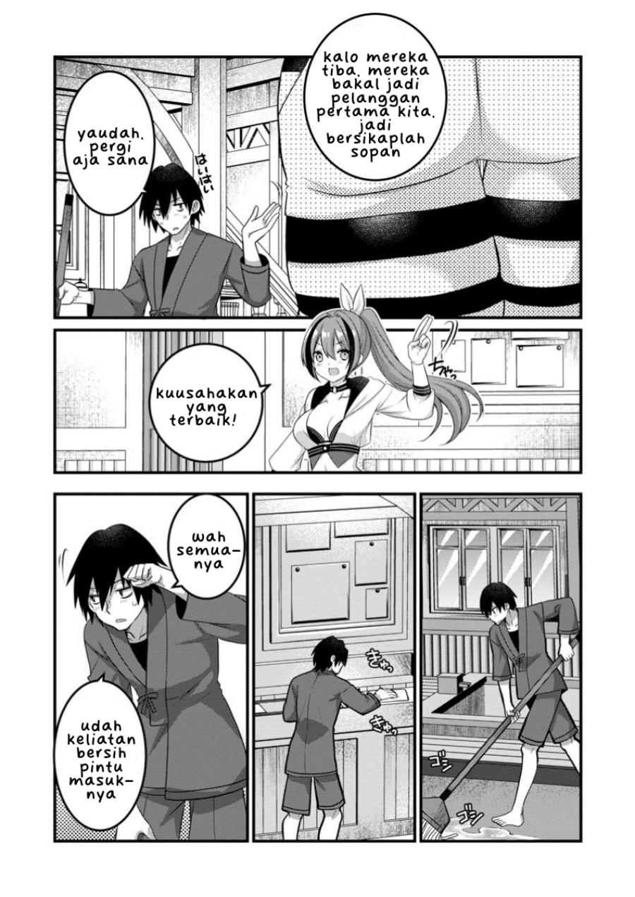 Zecchou Skill “Onsen Souzou” de Yukemuri Harem wo Kizuku made ~Hensei ga Todokottara Soku Dorei no Isekai Tensei! Akaji Ryokan Saiken Keikaku~ chapter 2