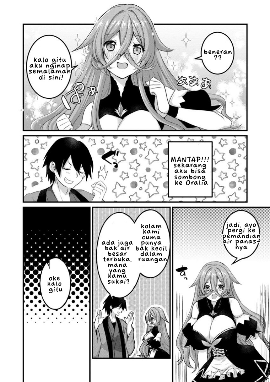 Zecchou Skill “Onsen Souzou” de Yukemuri Harem wo Kizuku made ~Hensei ga Todokottara Soku Dorei no Isekai Tensei! Akaji Ryokan Saiken Keikaku~ chapter 2
