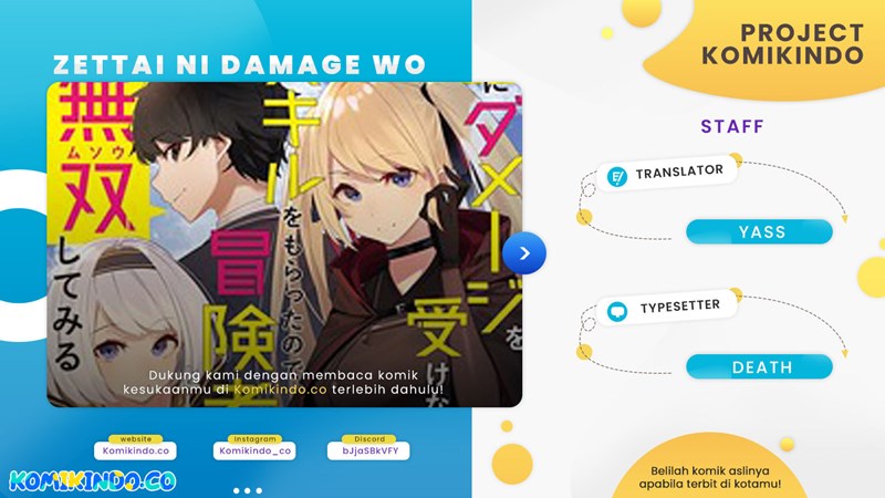 Zettai ni Damage wo Ukenai Skill wo Moratta node, Boukensha to shite Musou shite miru Chapter 05 Bahasa Indonesia