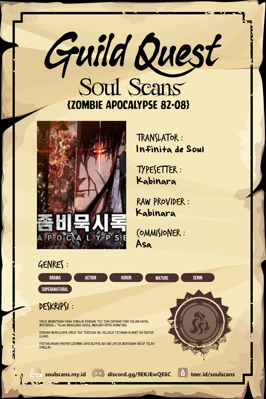 Zombie Apocalypse 82-08 Chapter 28 Bahasa Indonesia